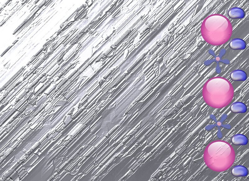 abstract pattern with pink and blue elements