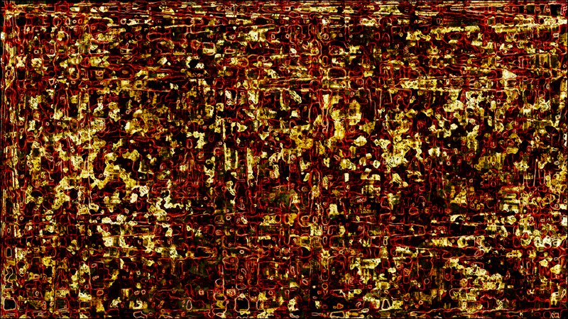 Abstract Pattern with Red and Gold