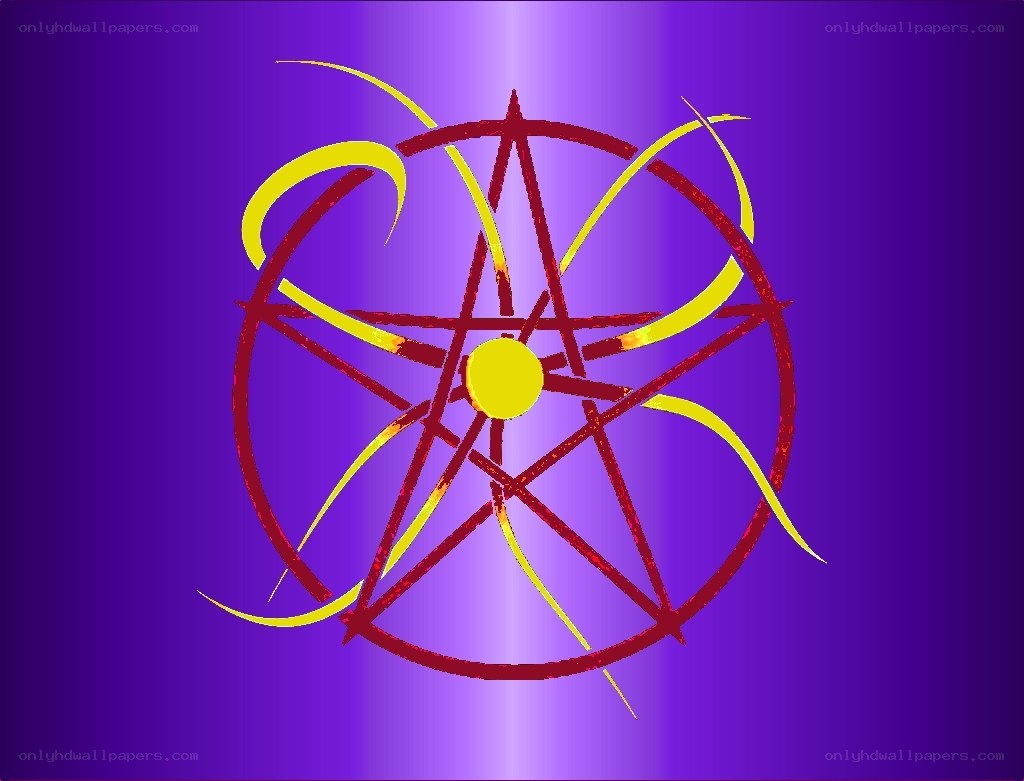 abstract pentagram design