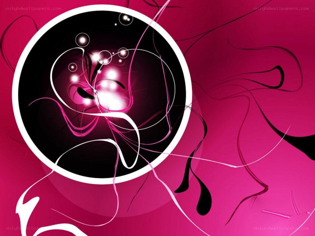 abstract pink and black design
