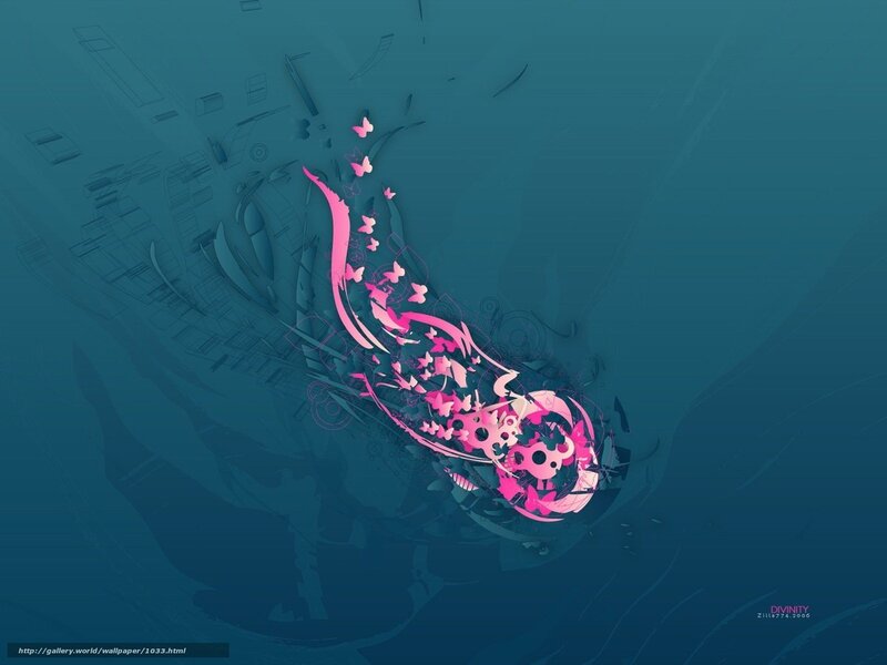 abstract pink and blue design