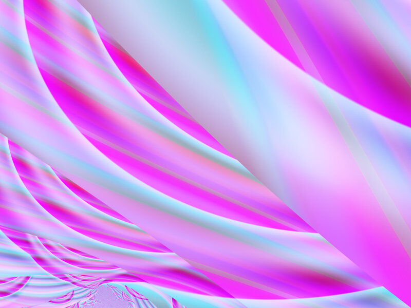 Abstract pink and blue swirls