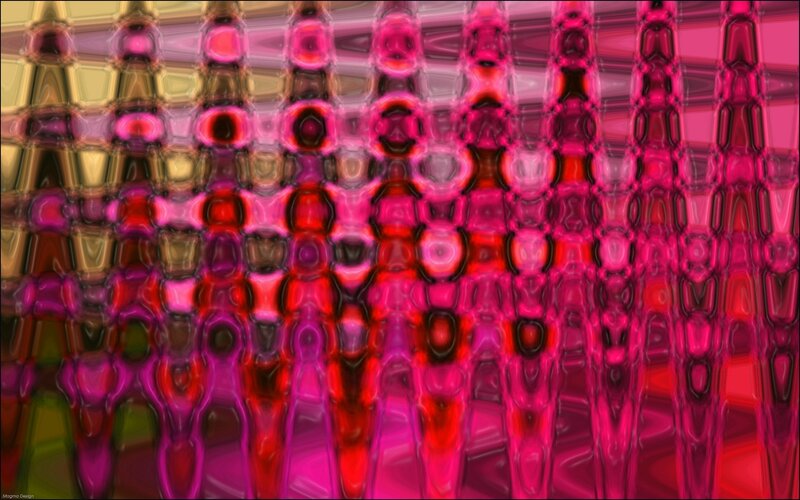 Abstract pink and gold pattern