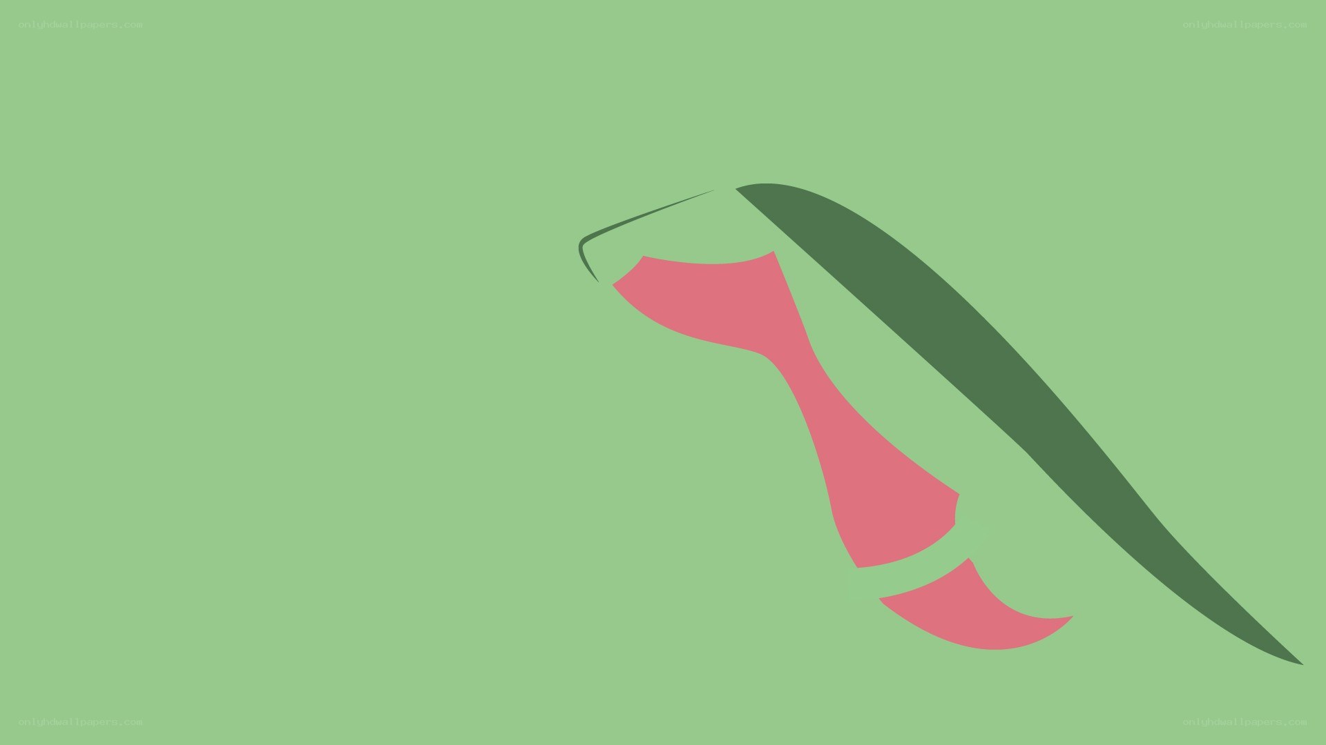 abstract pink and green design