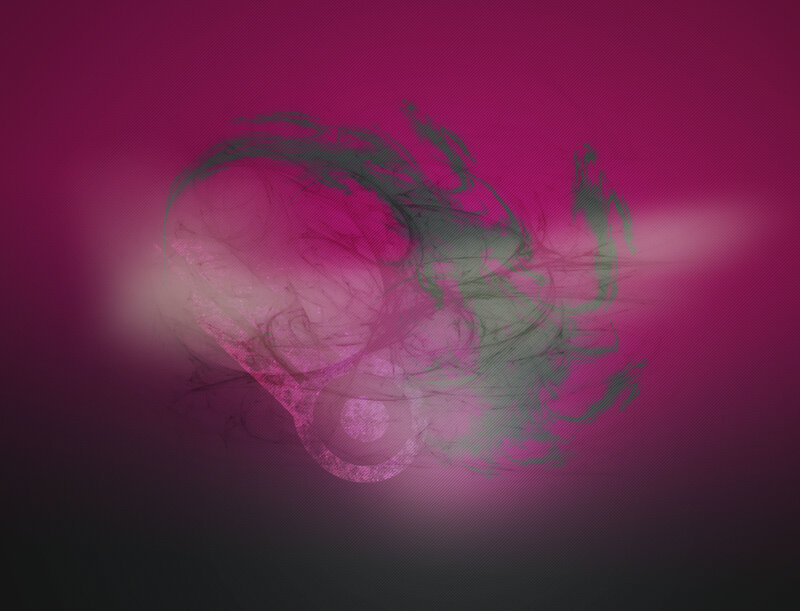 abstract pink and green swirl
