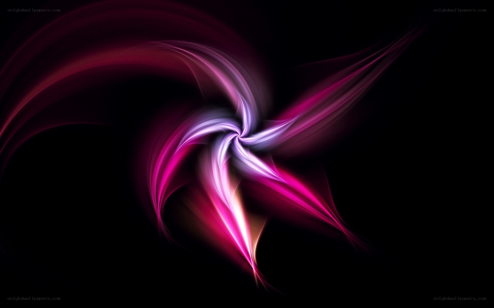 Abstract pink and purple swirl