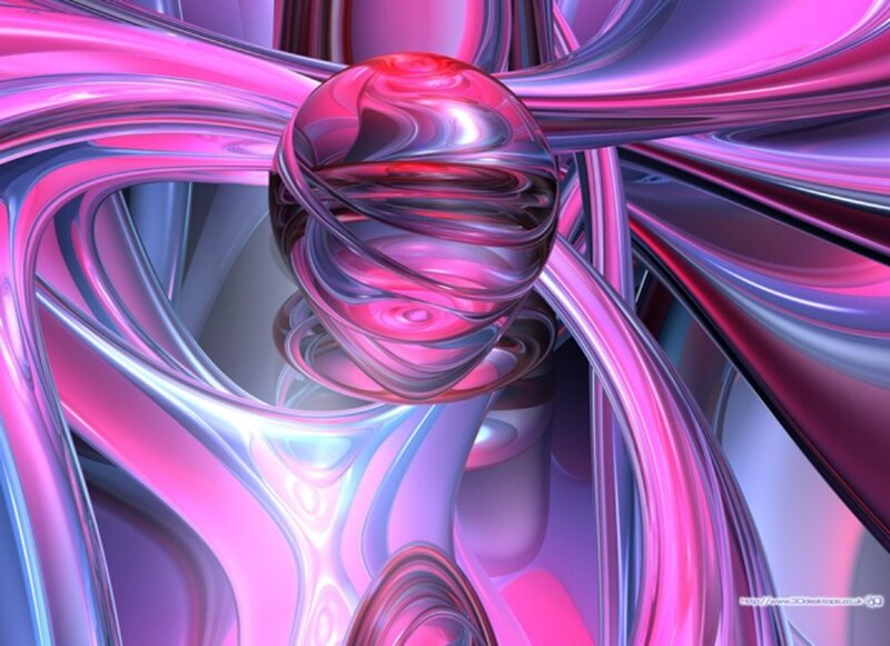 Abstract pink and purple swirls
