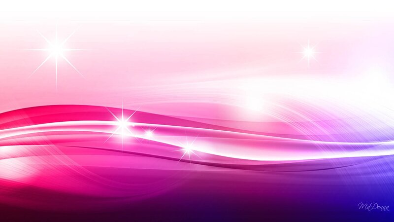 Abstract Pink and Purple Waves — Dreamy