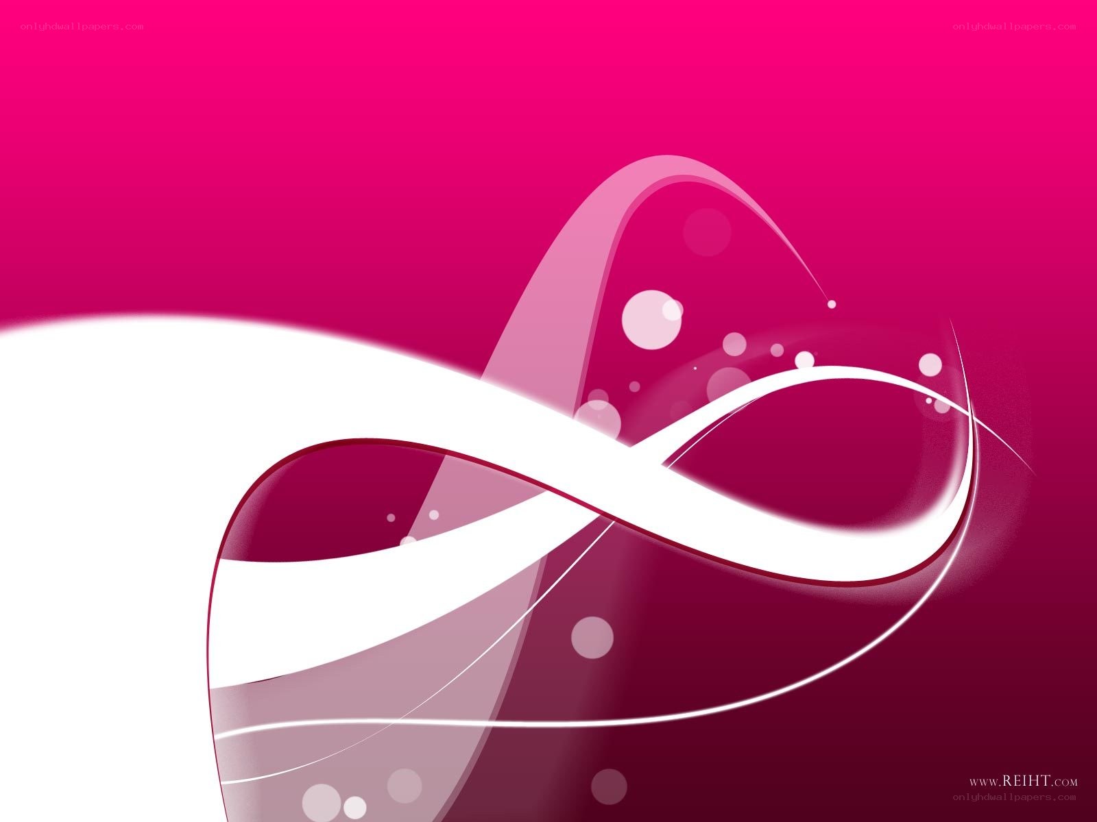 abstract pink and white design