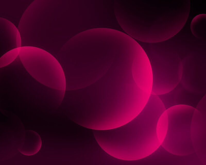 Abstract Pink Circles — Magenta