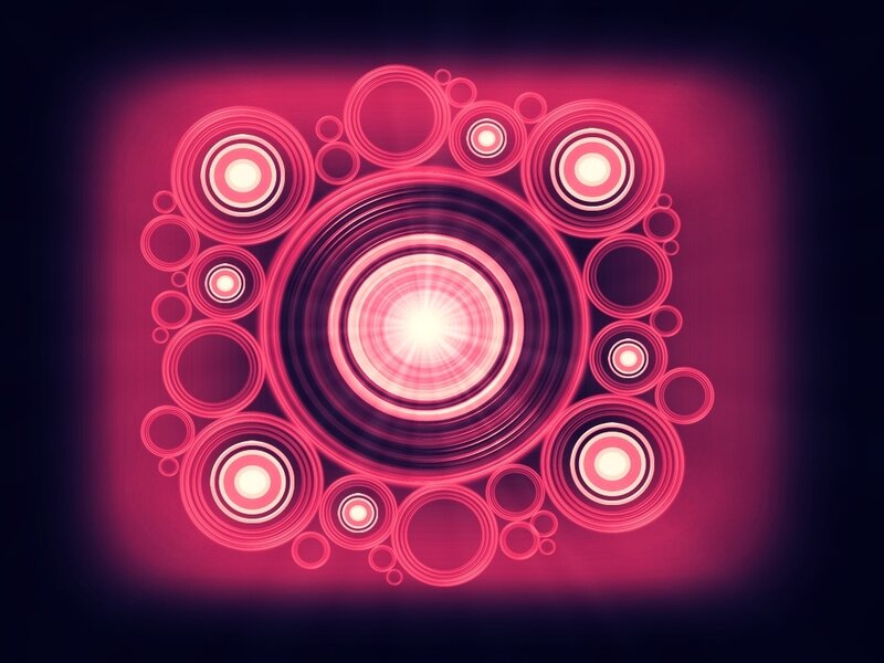 Abstract Pink Circles