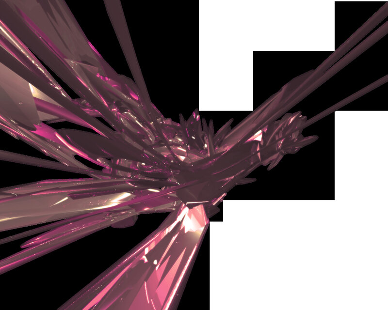 abstract pink crystalline structure