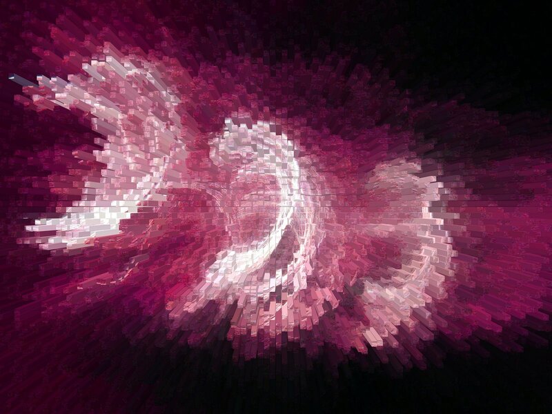abstract pink digital art