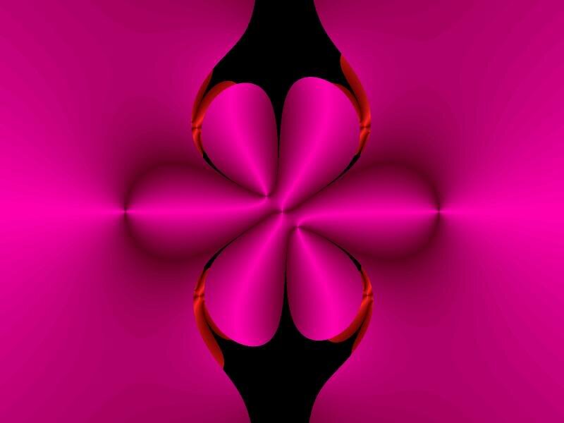 Abstract Pink Flower