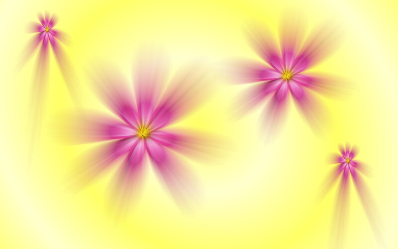 Abstract Pink Flowers