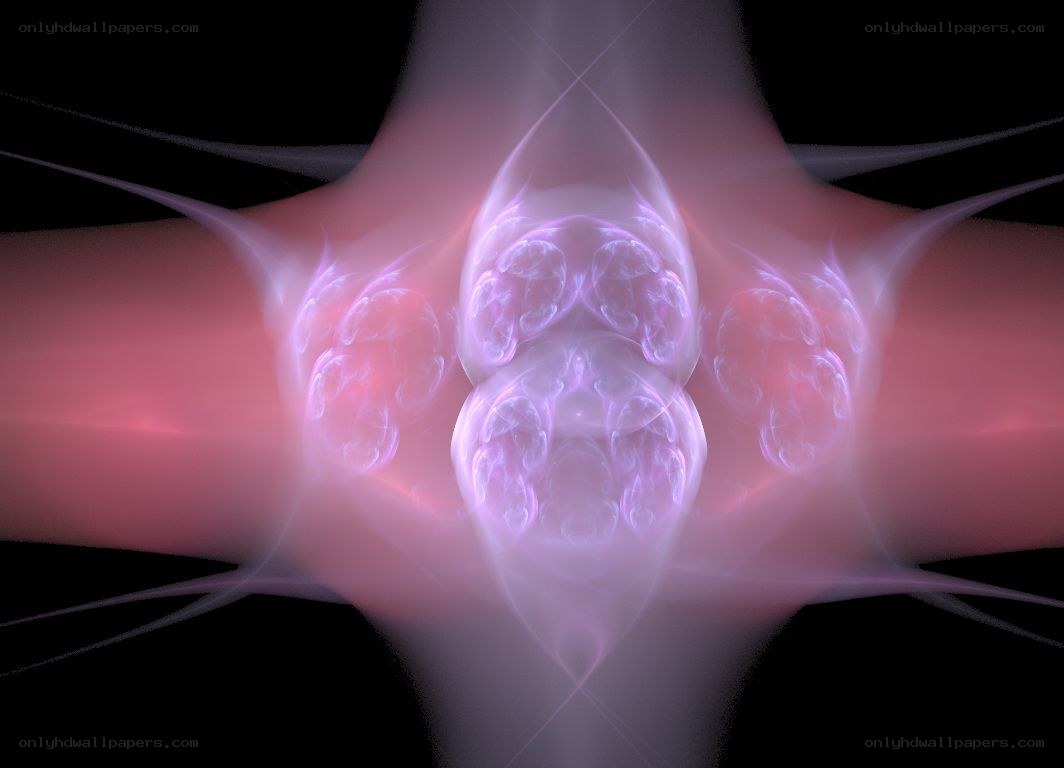 Abstract pink fractal pattern