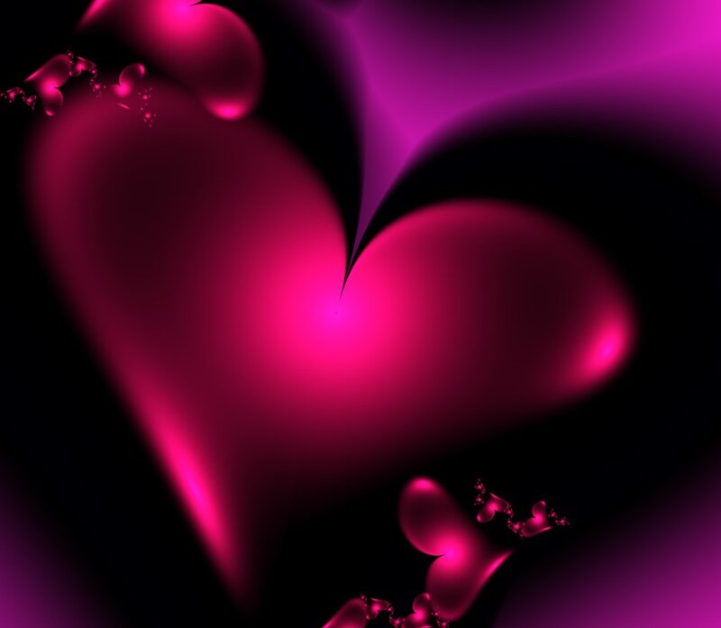 Abstract Pink Heart