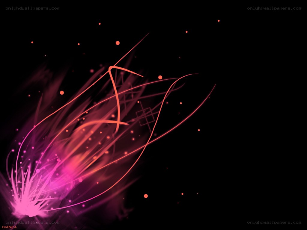Abstract pink light streaks