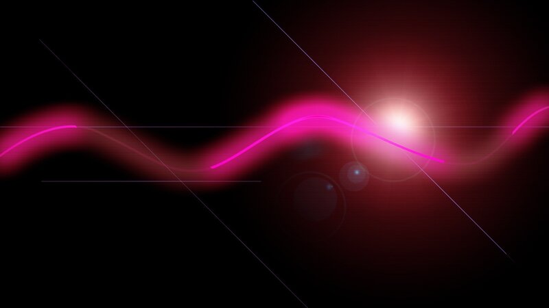 abstract pink light waves