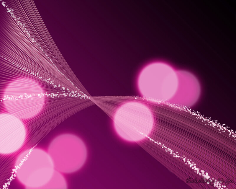 Abstract Pink Lines — Dreamy, Digital Art