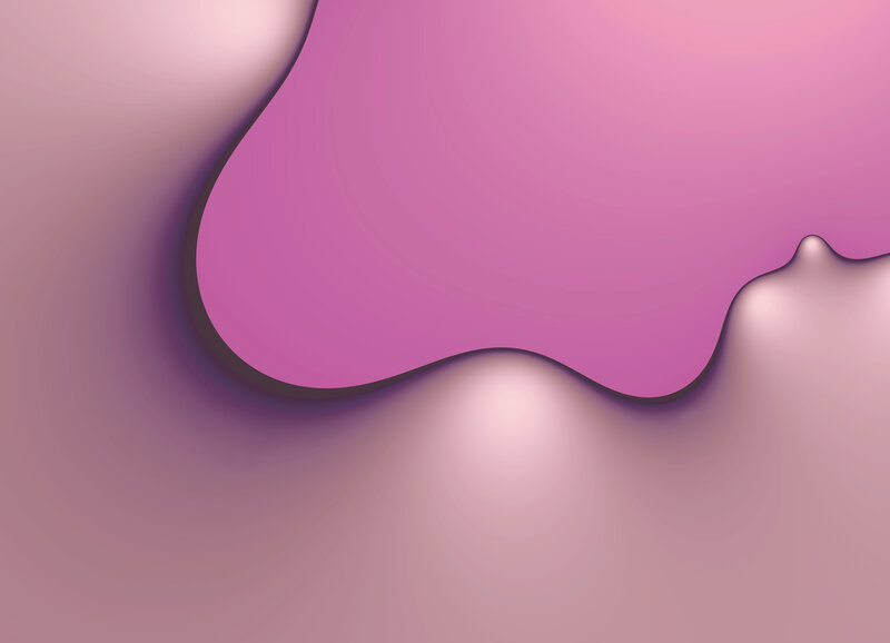 abstract pink liquid shape