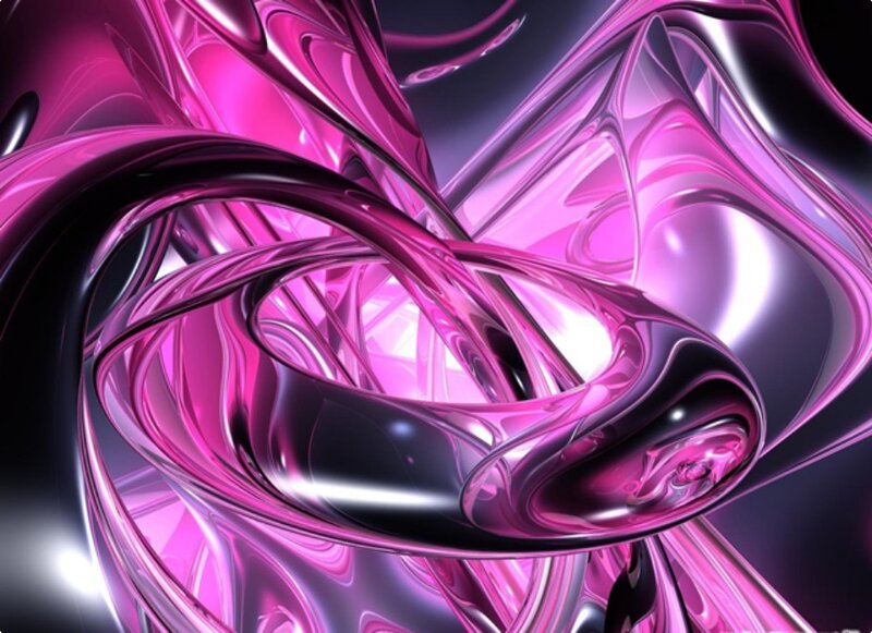Abstract pink liquid swirl