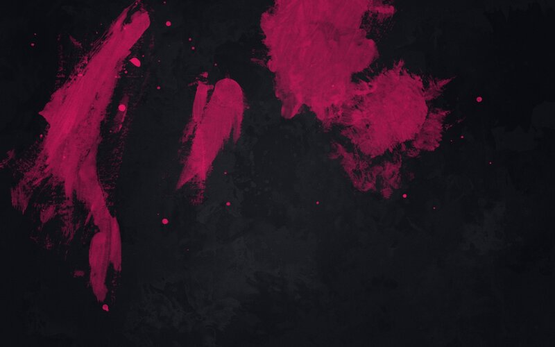 abstract pink paint splatters