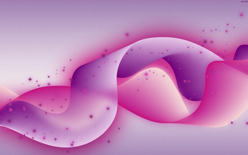 Abstract Pink Ribbon
