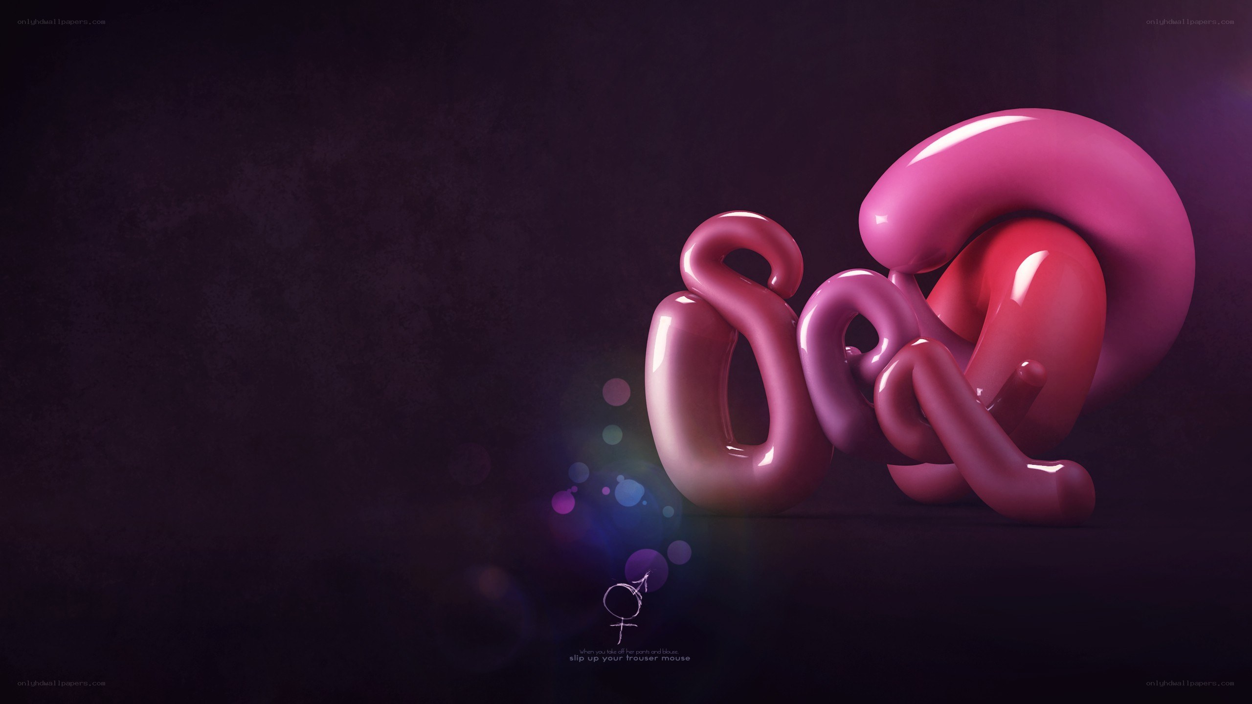abstract pink sculpture
