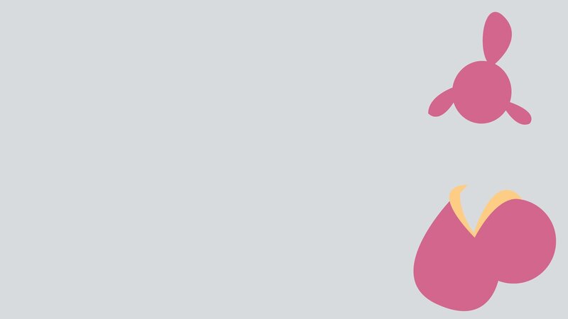 abstract pink shapes on gray