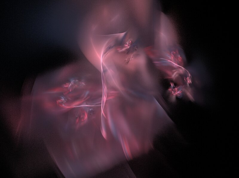 Abstract Pink Smoke