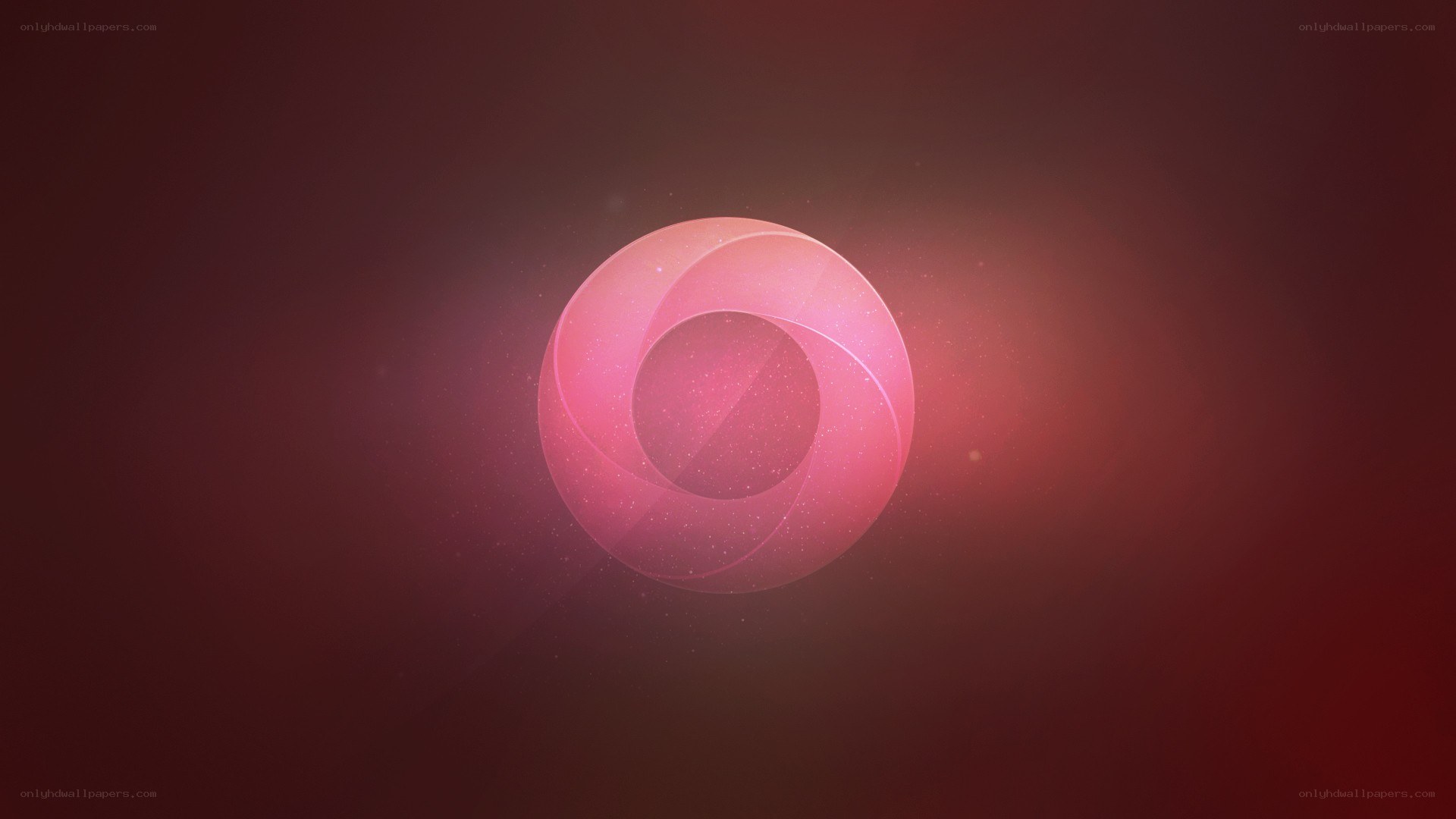 abstract pink sphere animation