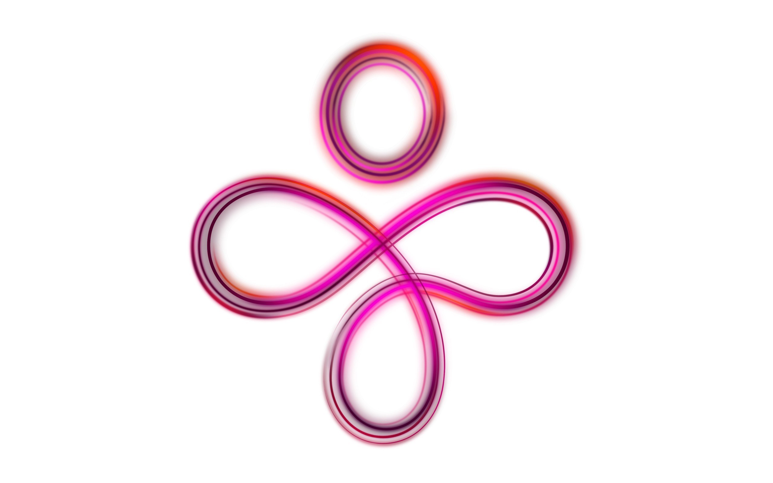 abstract pink swirl design