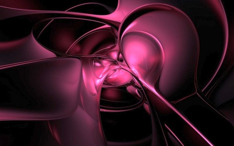 Abstract Pink Swirls — Dramatic
