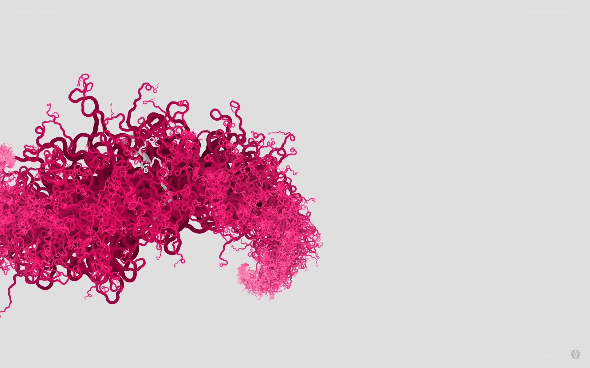 abstract pink swirls