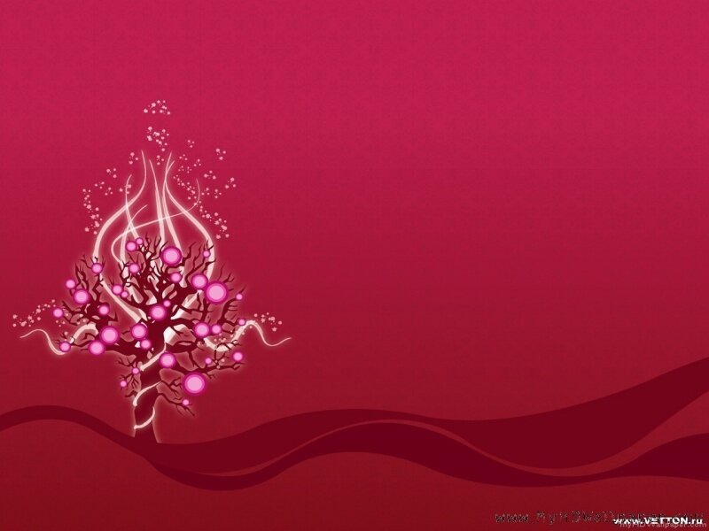 abstract pink tree design