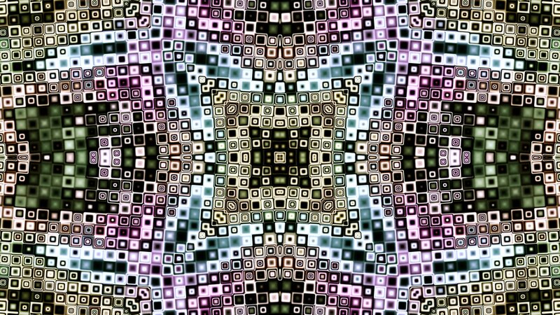 abstract pixel art mosaic
