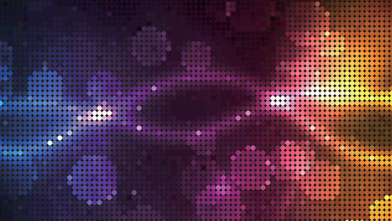 Abstract Pixel Art — Purple