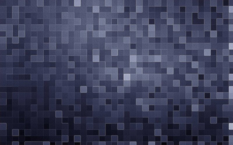 Abstract Pixel Grid — Blue