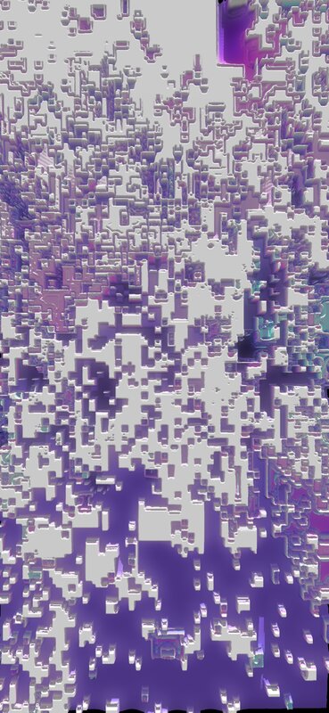 Abstract Pixelated Structure