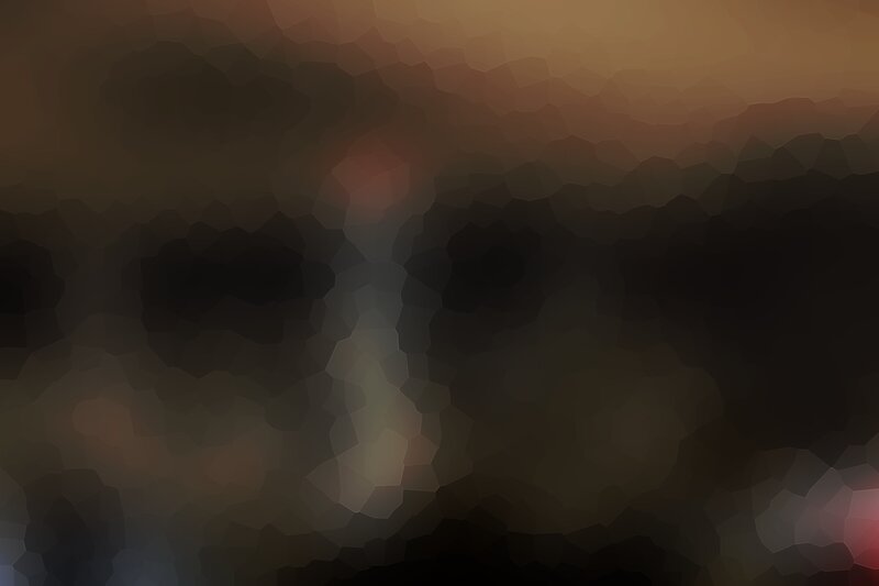 Abstract Polygonal Pattern — Brown