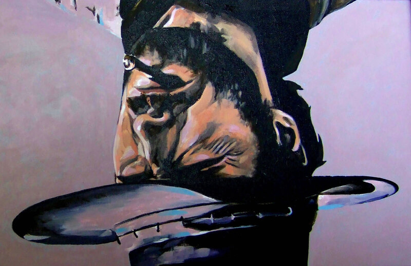 abstract portrait of a man