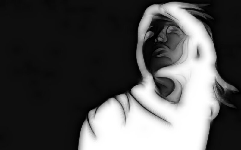 abstract portrait of a person