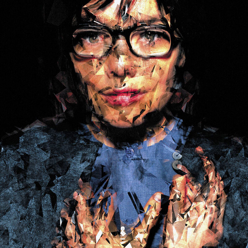 abstract portrait of a person
