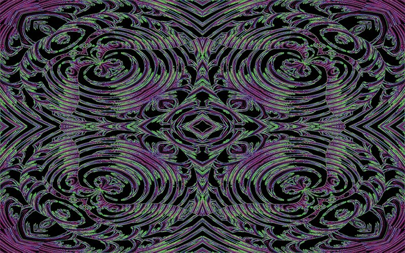 Abstract psychedelic pattern