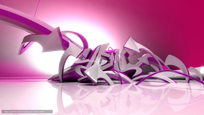 abstract purple 3D design