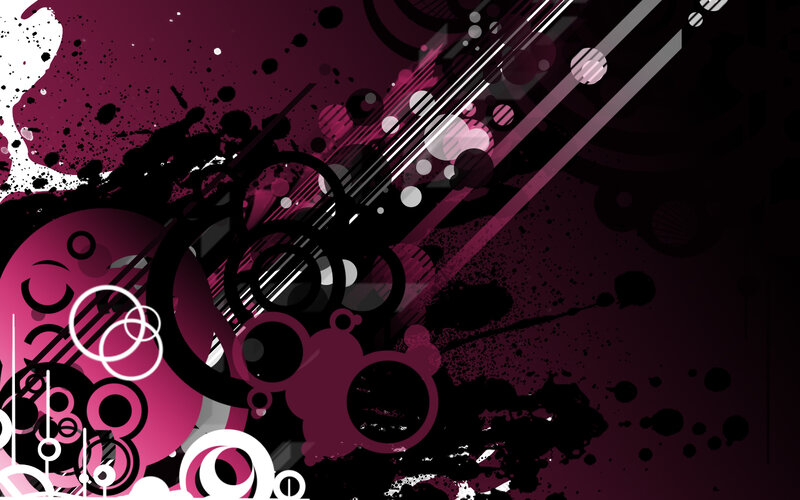abstract purple and black design