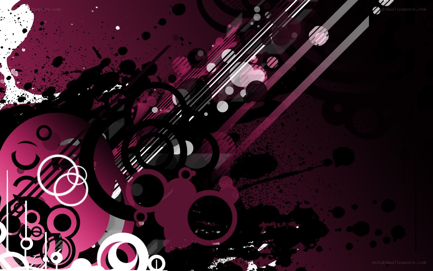 abstract purple and black design
