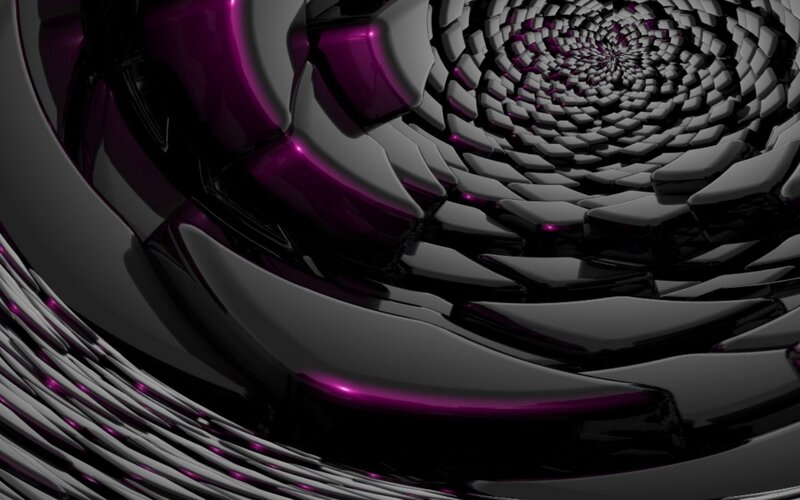 abstract purple and black spiral