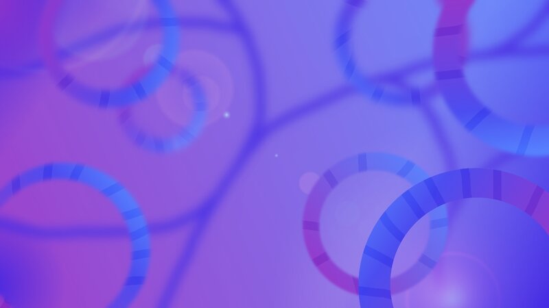 abstract purple and blue circles